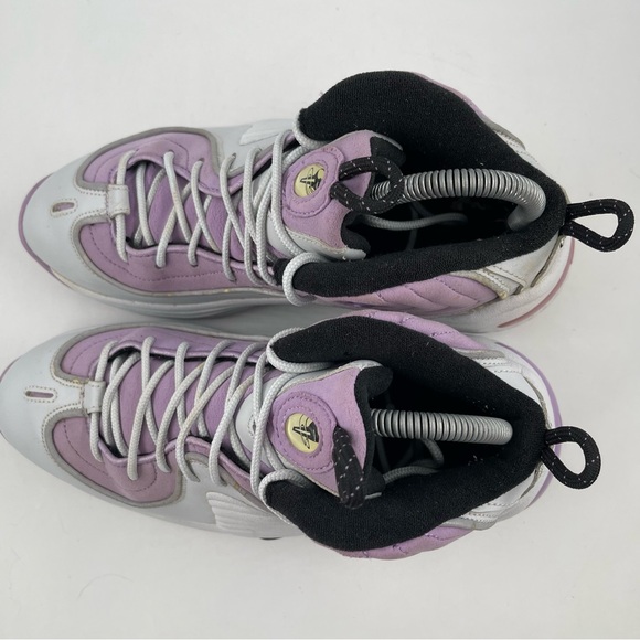 👞 Nike Air Penny II 2 Platinum/Purple Hardaway Basketball Shoes - Size 8.5 - Picture 6 of 13